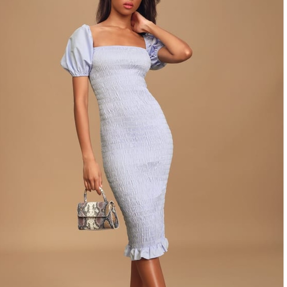 Lulu’s new with tag baby blue dress